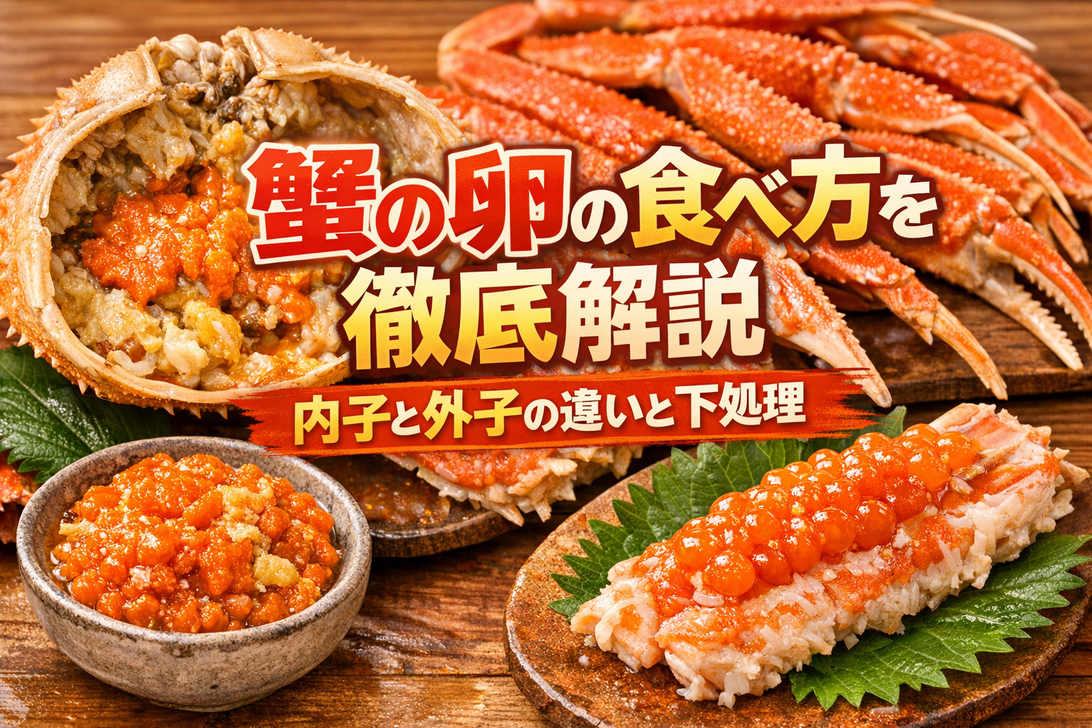 蟹の卵の食べ方を徹底解説内子と外子の違いと下処理 - かにくる【蟹の通販おすすめ・比較・ランキングなら】